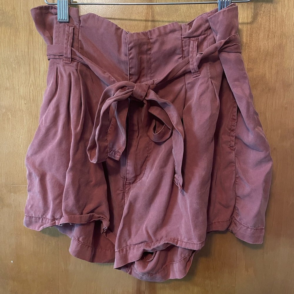 Abercrombie & Fitch Pink High Waist Shorts